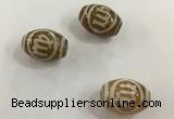 DZI304 10*14mm drum tibetan agate dzi beads wholesale