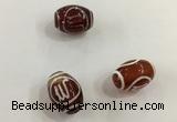 DZI319 10*14mm drum tibetan agate dzi beads wholesale