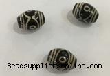 DZI346 10*14mm drum tibetan agate dzi beads wholesale