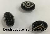 DZI351 10*14mm drum tibetan agate dzi beads wholesale