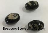 DZI353 10*14mm drum tibetan agate dzi beads wholesale