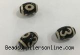 DZI354 10*14mm drum tibetan agate dzi beads wholesale