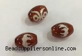 DZI393 10*14mm drum tibetan agate dzi beads wholesale