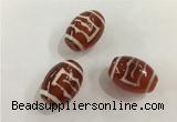 DZI395 10*14mm drum tibetan agate dzi beads wholesale