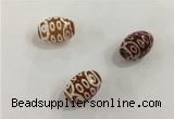 DZI396 10*14mm drum tibetan agate dzi beads wholesale