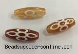 DZI421 10*28mm drum tibetan agate dzi beads wholesale