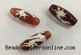 DZI422 10*28mm drum tibetan agate dzi beads wholesale