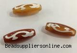 DZI425 10*28mm drum tibetan agate dzi beads wholesale