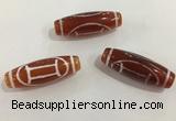 DZI434 10*30mm drum tibetan agate dzi beads wholesale