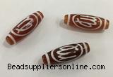 DZI437 10*30mm drum tibetan agate dzi beads wholesale