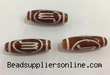 DZI438 10*30mm drum tibetan agate dzi beads wholesale