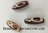 DZI446 10*30mm drum tibetan agate dzi beads wholesale