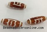 DZI448 10*30mm drum tibetan agate dzi beads wholesale