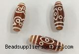 DZI449 10*30mm drum tibetan agate dzi beads wholesale