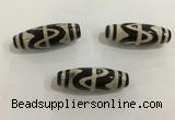 DZI470 10*30mm drum tibetan agate dzi beads wholesale