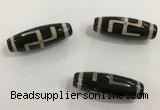 DZI489 10*30mm drum tibetan agate dzi beads wholesale