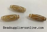 DZI500 10*30mm drum tibetan agate dzi beads wholesale