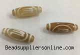 DZI502 10*30mm drum tibetan agate dzi beads wholesale