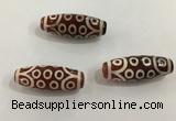 DZI524 10*30mm drum tibetan agate dzi beads wholesale