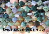 FGBS248 15 inches 13mm faceted 4 leaf clover indian agate beads wholesale