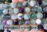 FLBS04 15 inches 12mm round feather fluorite beads wholesale