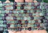 FLBS07 15 inches 6mm round fluorite gemstone beads wholesale