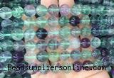 FLBS09 15 inches 10mm round fluorite gemstone beads wholesale