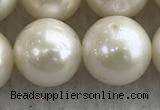 FWP117 15 inches 10mm - 11mm potato white freshwater pearl strands