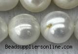 FWP131 15 inches 12mm - 13mm potato white freshwater pearl strands