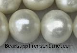 FWP132 15 inches 12mm - 13mm potato white freshwater pearl strands