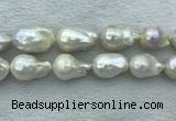 FWP366 15 inches 16mm - 18mm baroque freshwater nucleated pearl beads