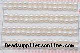 FWP455 half-drilled 5.5-6mm bread freshwater pearl beads