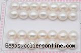 FWP467 half-drilled 11.5-12mm bread freshwater pearl beads