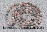 GMN111 Hand-knotted 6mm pink zebra jasper 108 beads mala necklaces