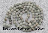 GMN453 Hand-knotted 8mm, 10mm artistic jasper 108 beads mala necklaces