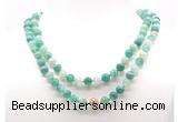 GMN8008 18 - 36 inches 8mm, 10mm green banded agate 54, 108 beads mala necklaces