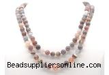 GMN8014 18 - 36 inches 8mm, 10mm Botswana agate 54, 108 beads mala necklaces