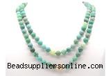 GMN8017 18 - 36 inches 8mm, 10mm grass agate 54, 108 beads mala necklaces