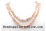 GMN8027 18 - 36 inches 8mm, 10mm sunstone 54, 108 beads mala necklaces