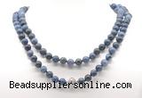 GMN8041 18 - 36 inches 8mm, 10mm dumortierite 54, 108 beads mala necklaces