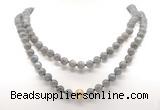 GMN8043 18 - 36 inches 8mm, 10mm grade A labradorite 54, 108 beads mala necklaces