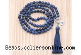 GMN8202 18 - 36 inches 8mm sodalite 54, 108 beads mala necklace with tassel