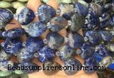 HGBS35 15 inches 20mm heart sodalite gemstone beads wholesale