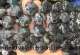 HGBS43 15 inches 20mm heart black labradorite gemstone beads wholesale