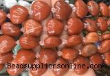 HGBS63 15 inches 20mm heart red jasper gemstone beads wholesale