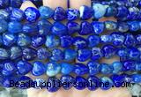 HGBS75 15 inches 10mm heart lapis lazuli gemstone beads wholesale