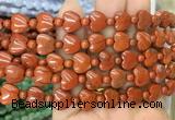 HGBS76 15 inches 10mm heart red jasper gemstone beads wholesale