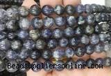 ILBS03 15 inches 10mm round iolite gemstone beads wholesale