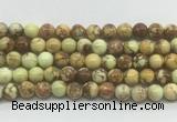 LEBS02 15 inches 6mm round lemon turquoise beads wholesale