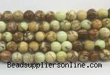 LEBS03 15 inches 8mm round lemon turquoise beads wholesale